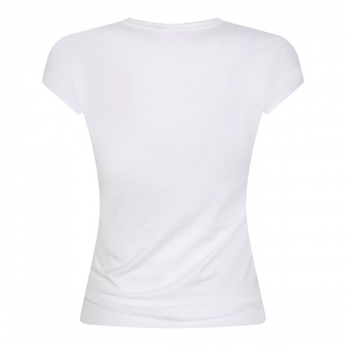 WHITE COTTON T-SHIRT