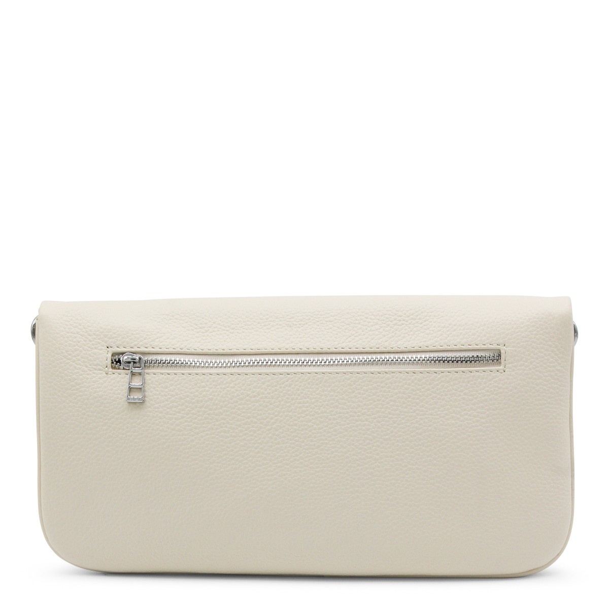 WHITE ROCK GRAINED LEATHER SHOULDER BAG