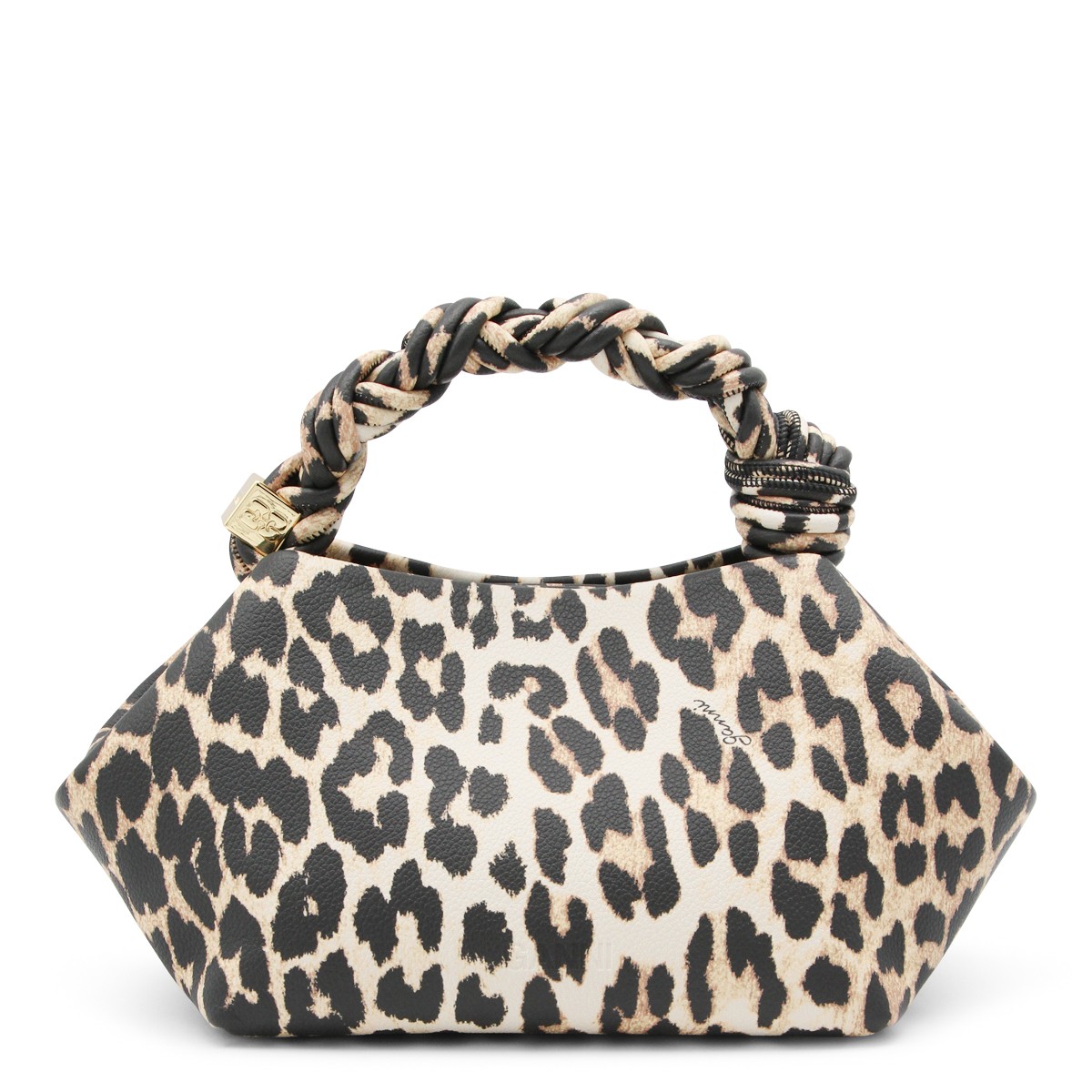 LEOPARD TOP HANDLE BAG