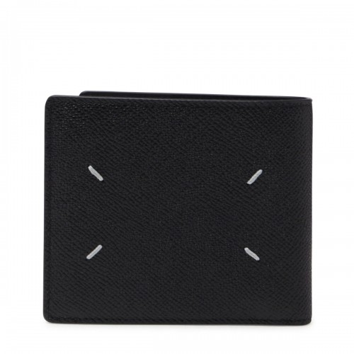 BLACK LEATHER WALLET