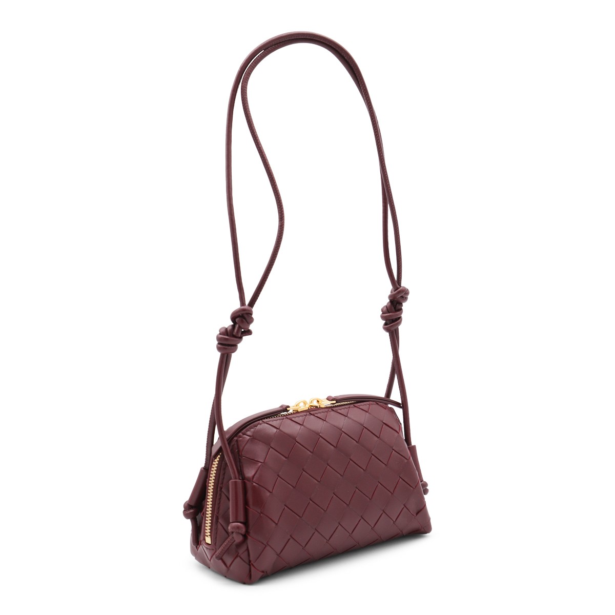 DARK RED LEATHER CONCERT POUCHE