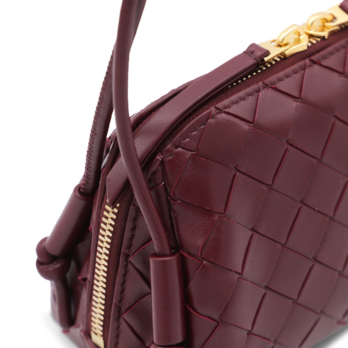 DARK RED LEATHER CONCERT POUCHE