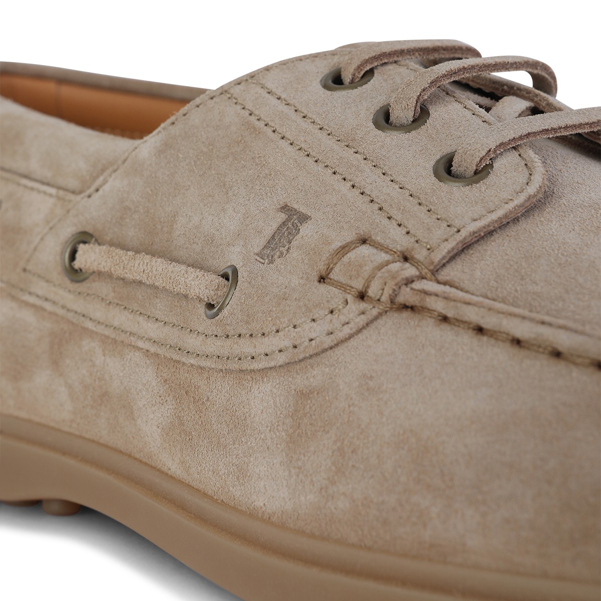 BEIGE LEATHER LOAFERS