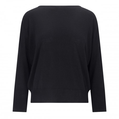 BLACK WOOL KNITWEAR