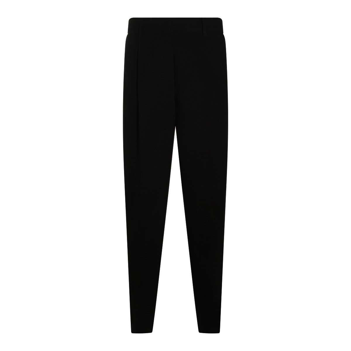 BLACK VISCOSE PANTS