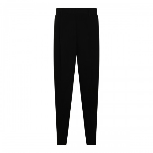 BLACK VISCOSE PANTS