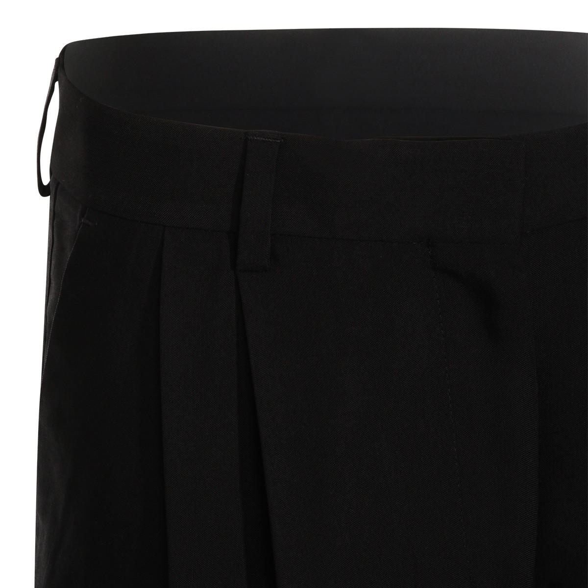 BLACK VISCOSE PANTS