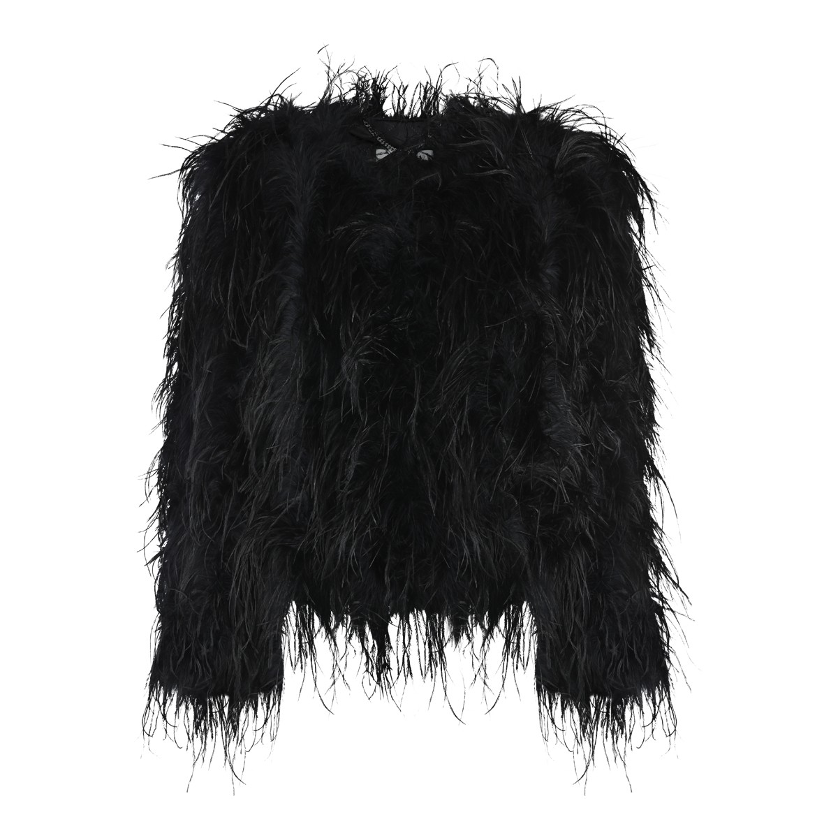 BLACK FUR JACKET