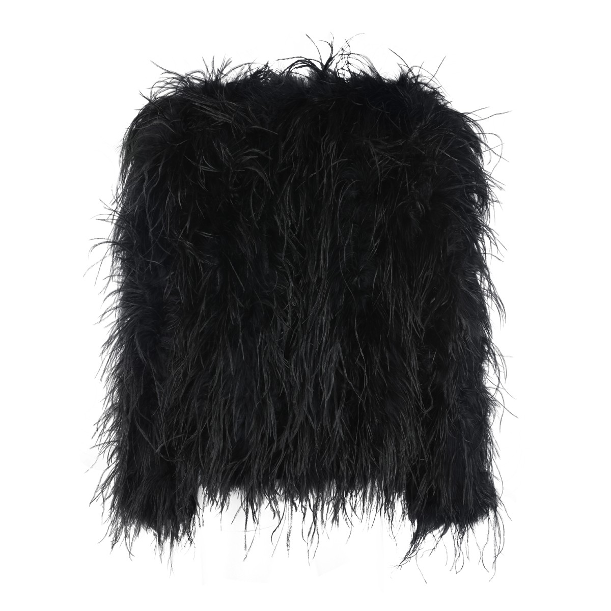 BLACK FUR JACKET
