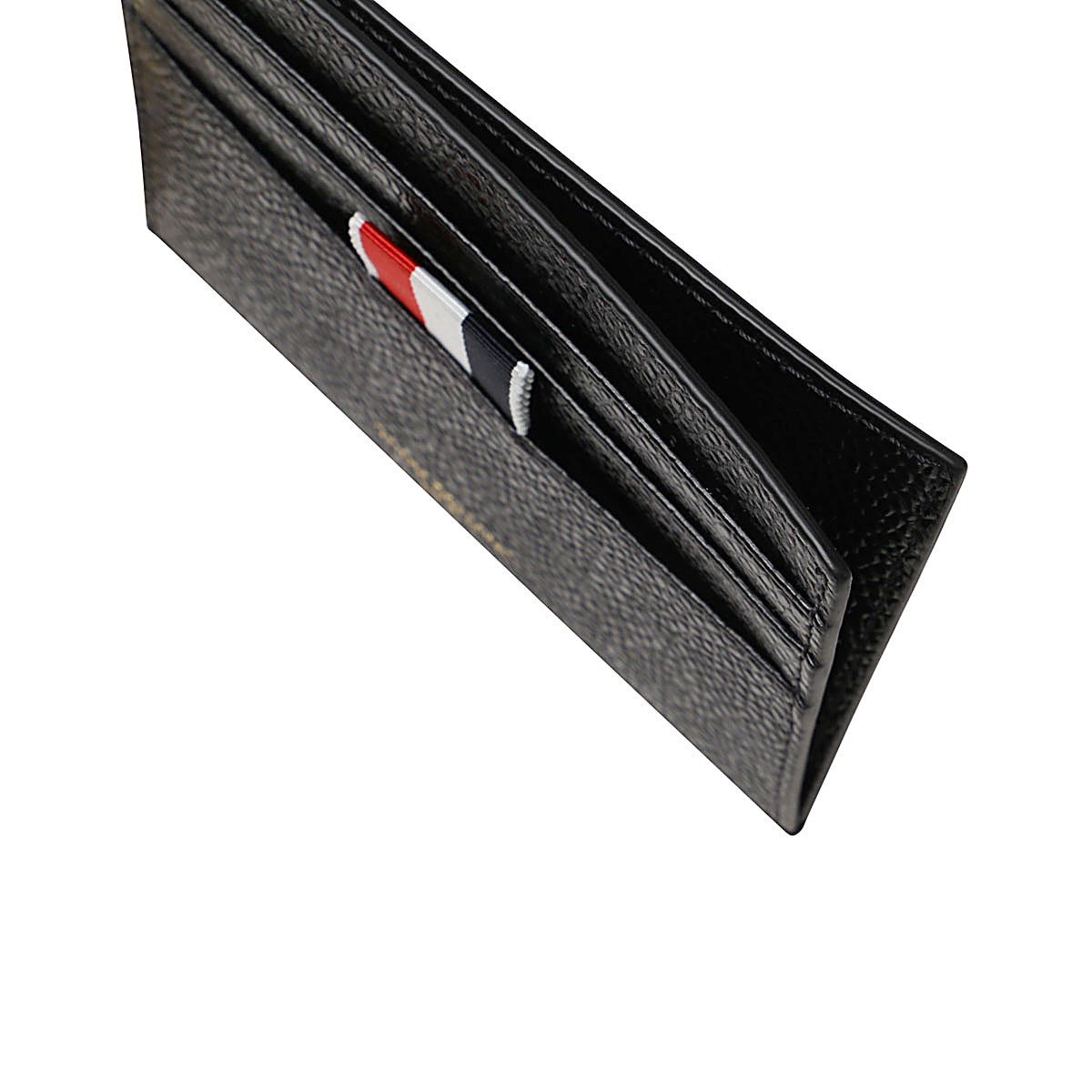 BLACK LEATHER CARDHOLDER