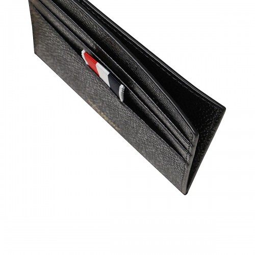 BLACK LEATHER CARDHOLDER