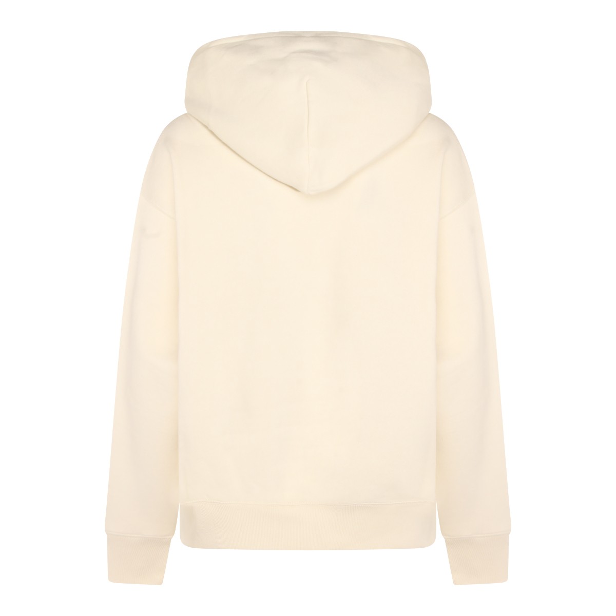 WHITE COTTON SWEATSHIRT