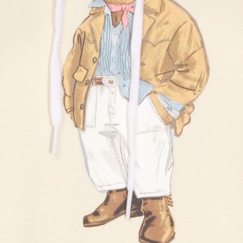 WHITE COTTON SWEATSHIRT