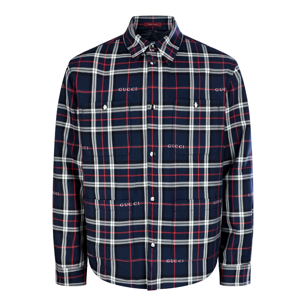 MULTICOLOR CHECK DOWN JACKET