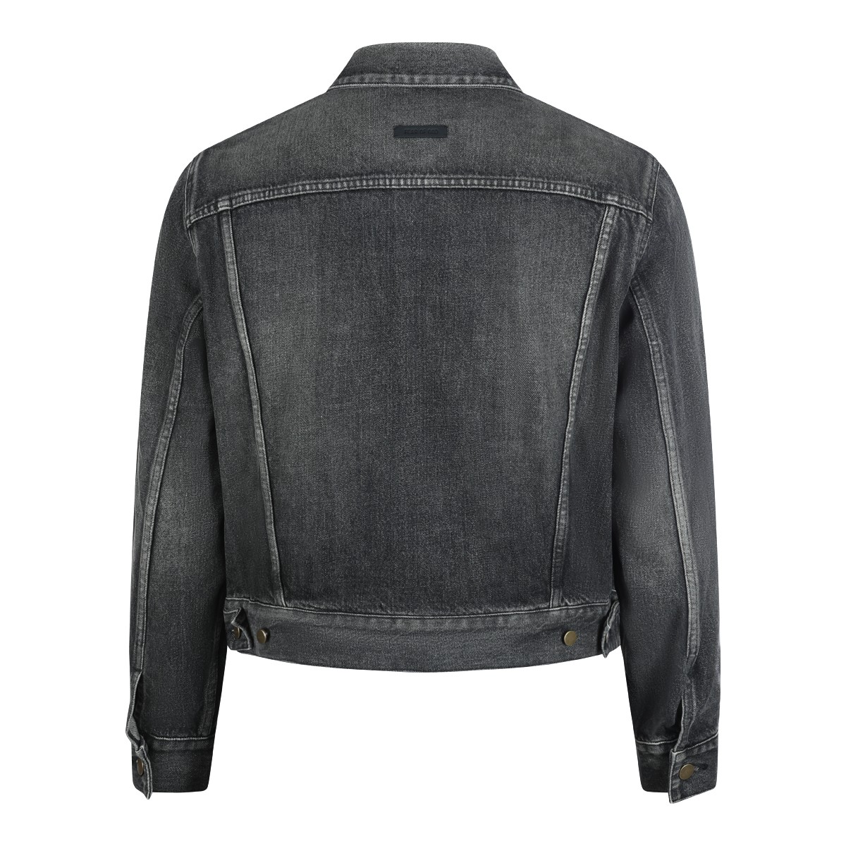 BLACK COTTON DENIM JACKET