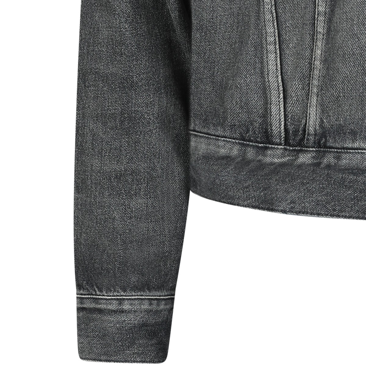 BLACK COTTON DENIM JACKET