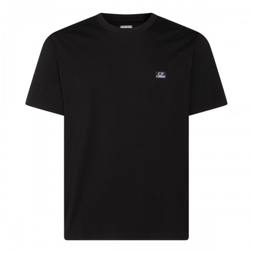 BLACK COTTON T-SHIRT