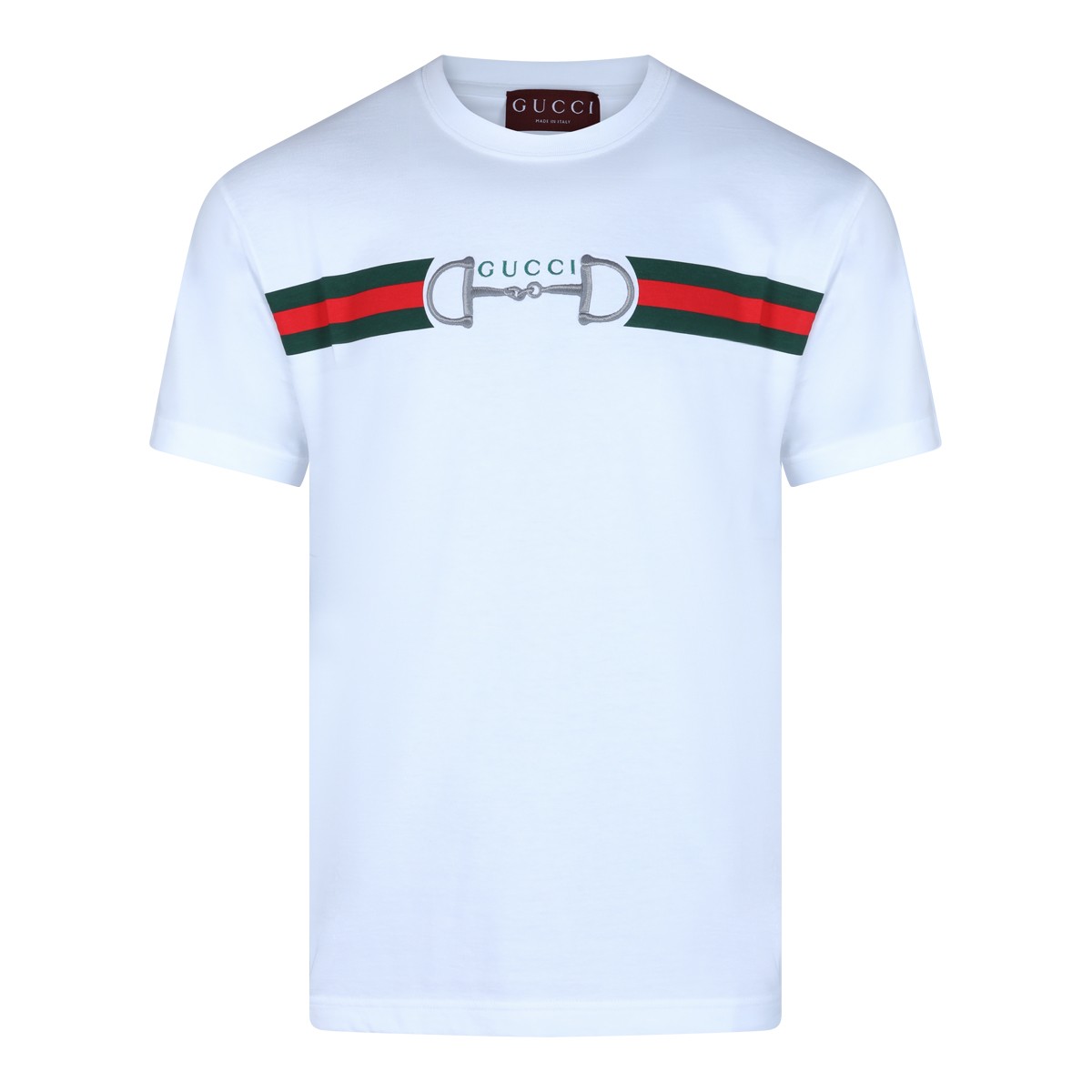 WHITE COTTON T-SHIRT