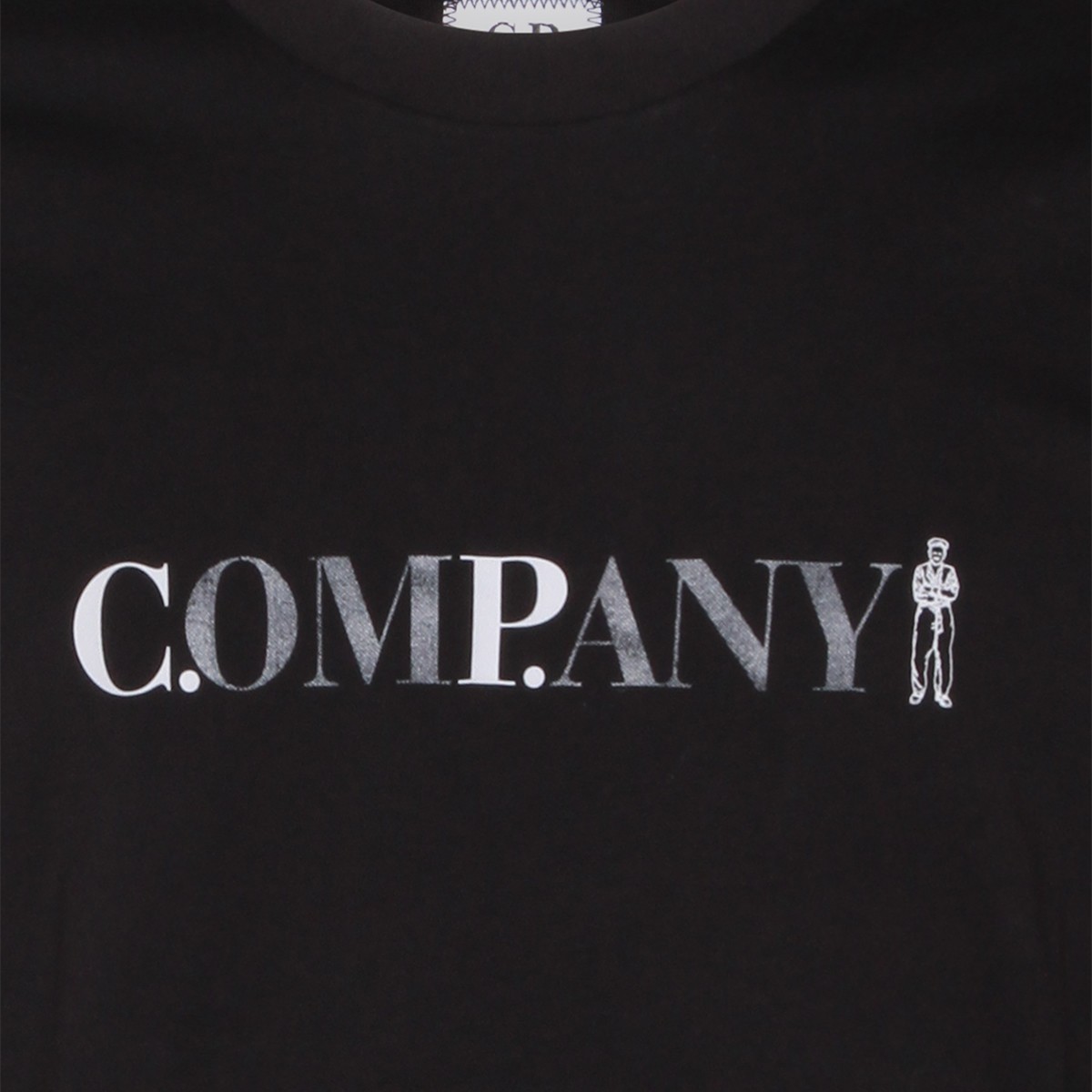 BLACK COTTON T-SHIRT