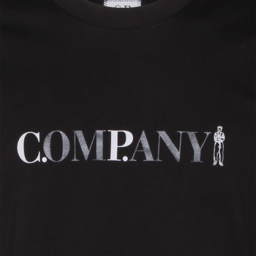 BLACK COTTON T-SHIRT