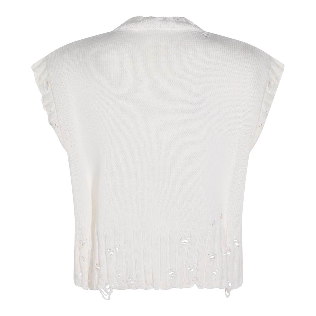 WHITE COTTON KNITWEAR