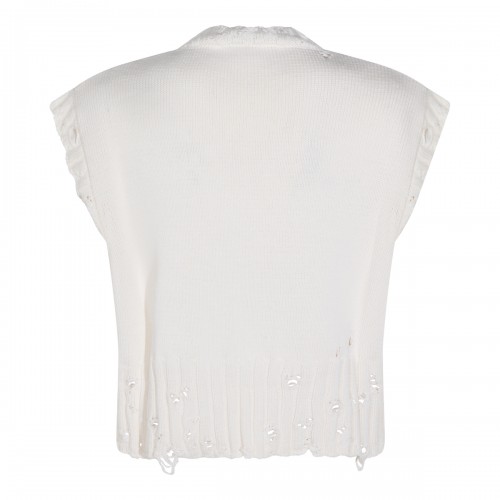 WHITE COTTON KNITWEAR