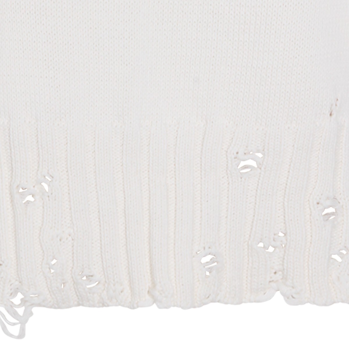 WHITE COTTON KNITWEAR