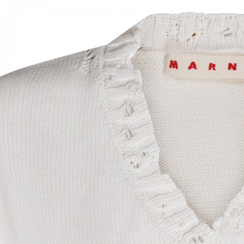 WHITE COTTON KNITWEAR