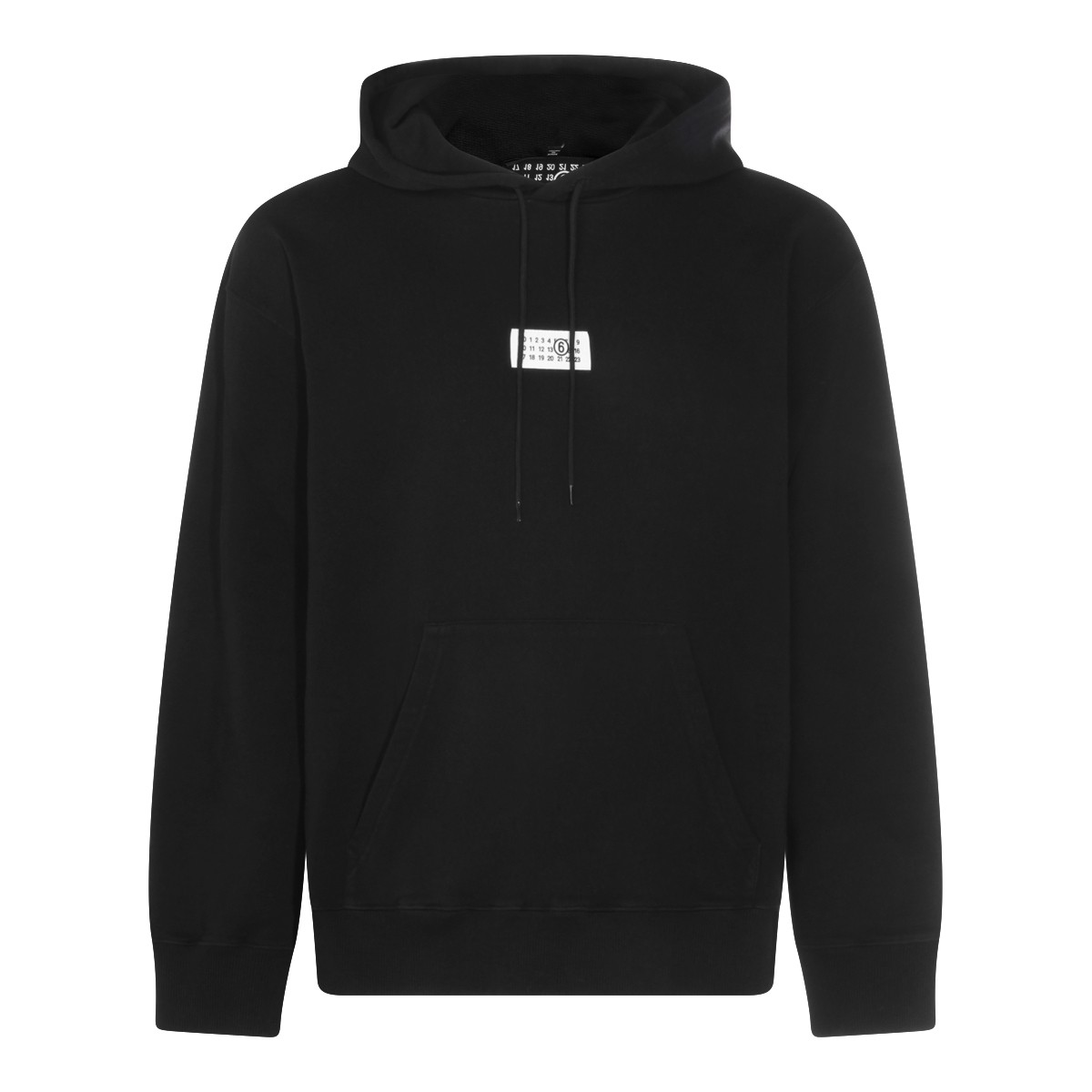 BLACK COTTON SWEATSHIRT