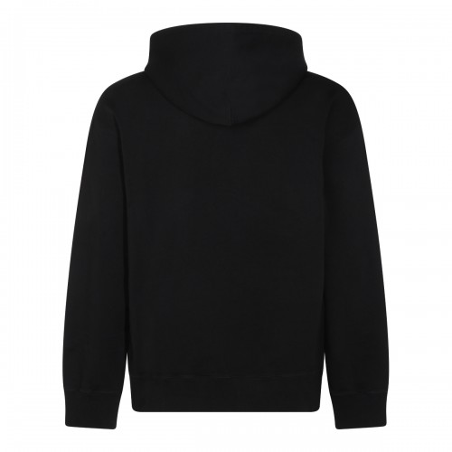 BLACK COTTON SWEATSHIRT