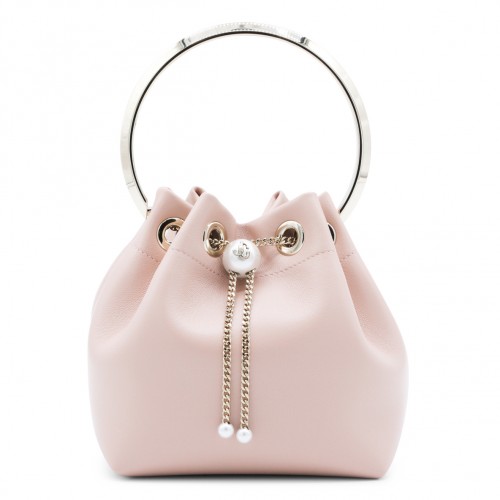 MACARON AND LIGHT GOLD BON BON TOP HANDLE BAG
