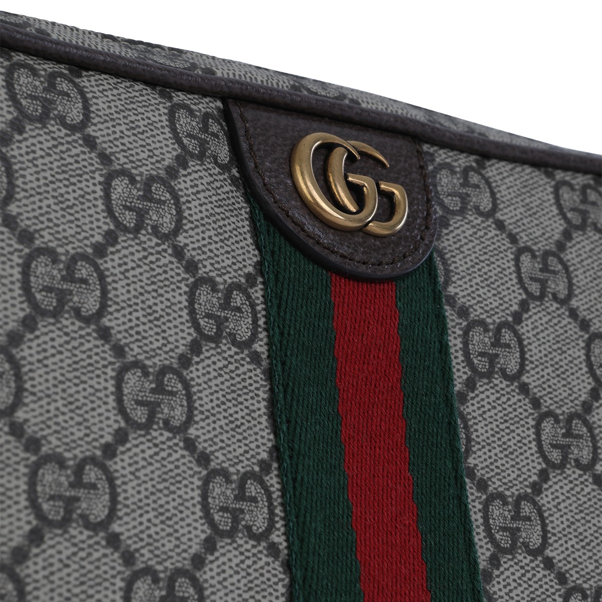 BEIGE OPHIDIA SMALL CROSSBODY BAG