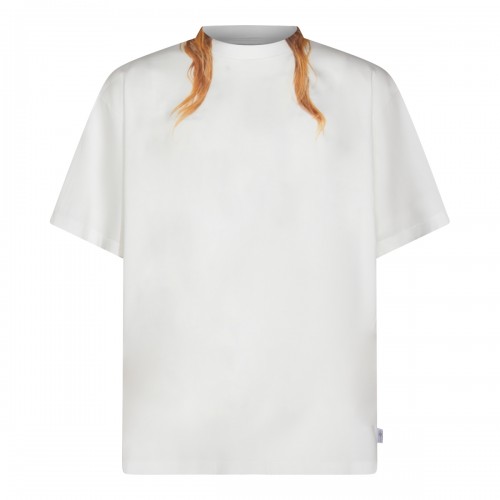 WHITE COTTON T-SHIRT