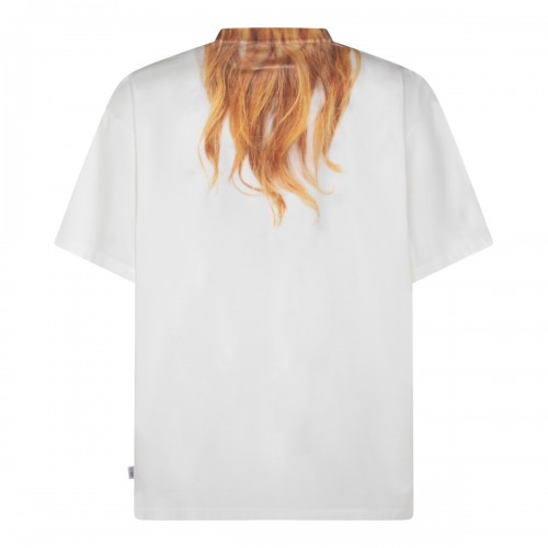 WHITE COTTON T-SHIRT