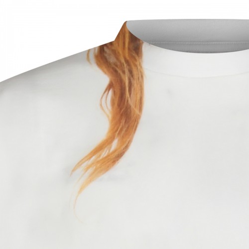 WHITE COTTON T-SHIRT