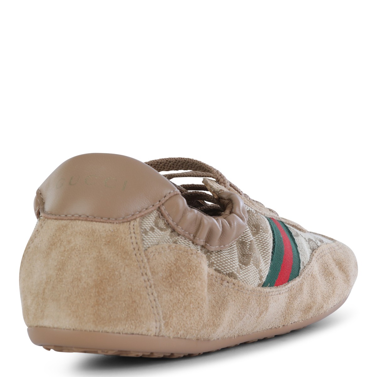 BEIGE LEATHER SNEAKERS