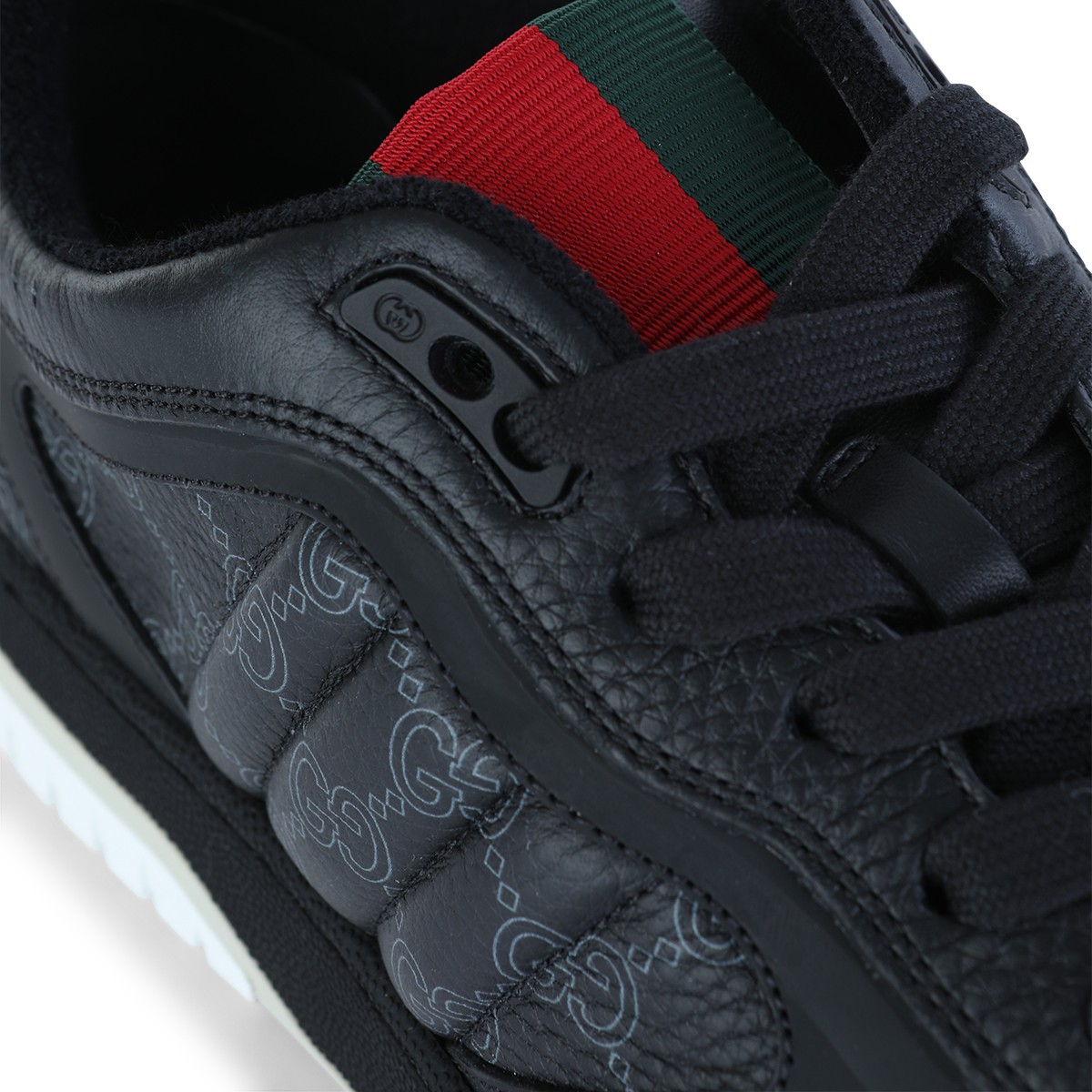 BLACK LEATHER SNEAKERS