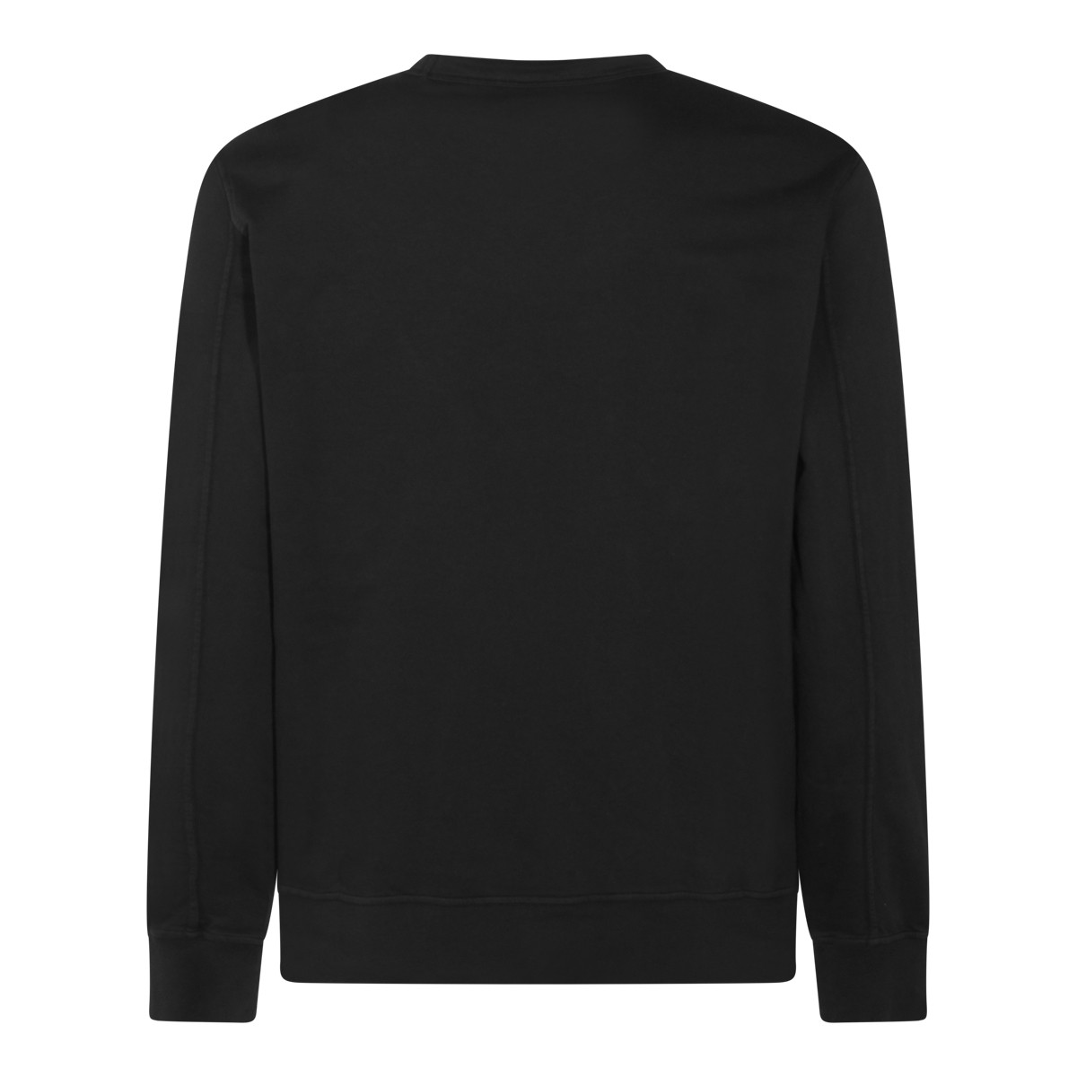 BLACK COTTON SWEATSHIRT