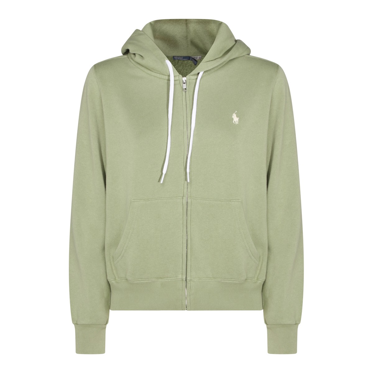 GREEN COTTON SWEATSHIRT