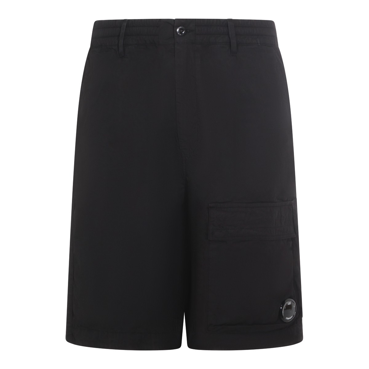 BLACK COTTON SHORTS
