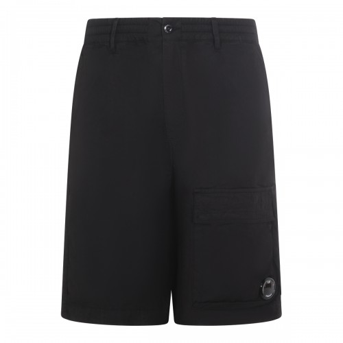 BLACK COTTON SHORTS