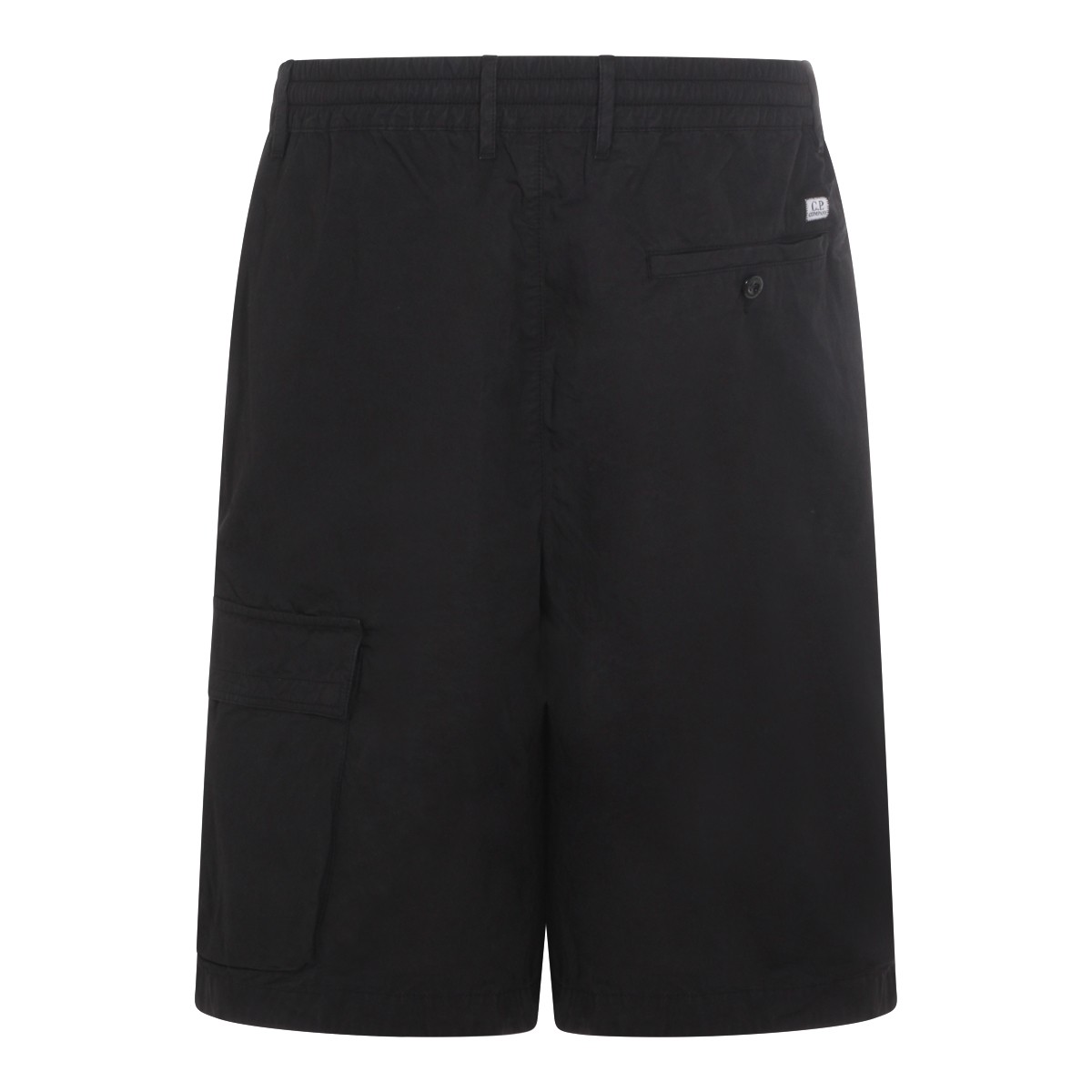 BLACK COTTON SHORTS