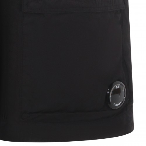 BLACK COTTON SHORTS