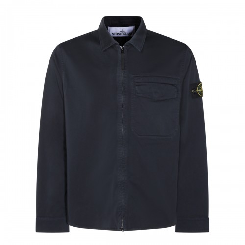 NAVY COTTON SHIRT