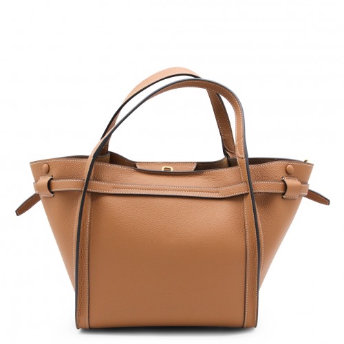 BROWN LEATHER TOTE 2