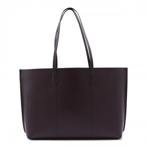 DARK BROWN LEATHER TOTES