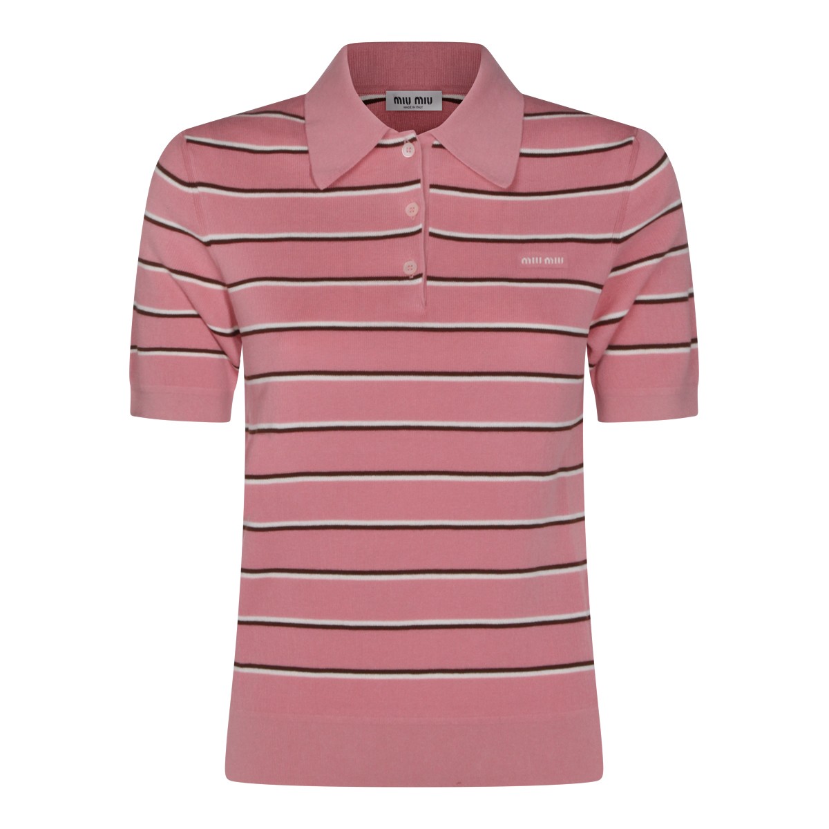 PINK COTTON POLO SHIRT