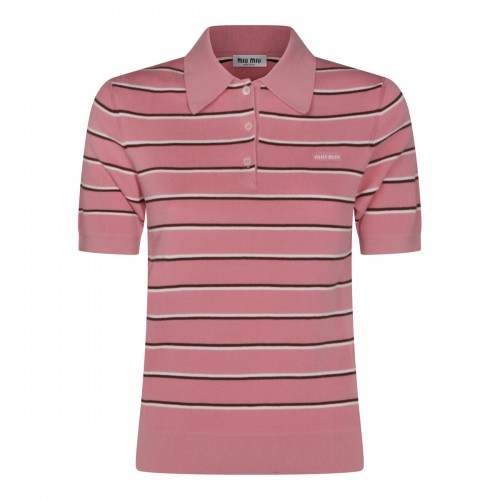 PINK COTTON POLO SHIRT
