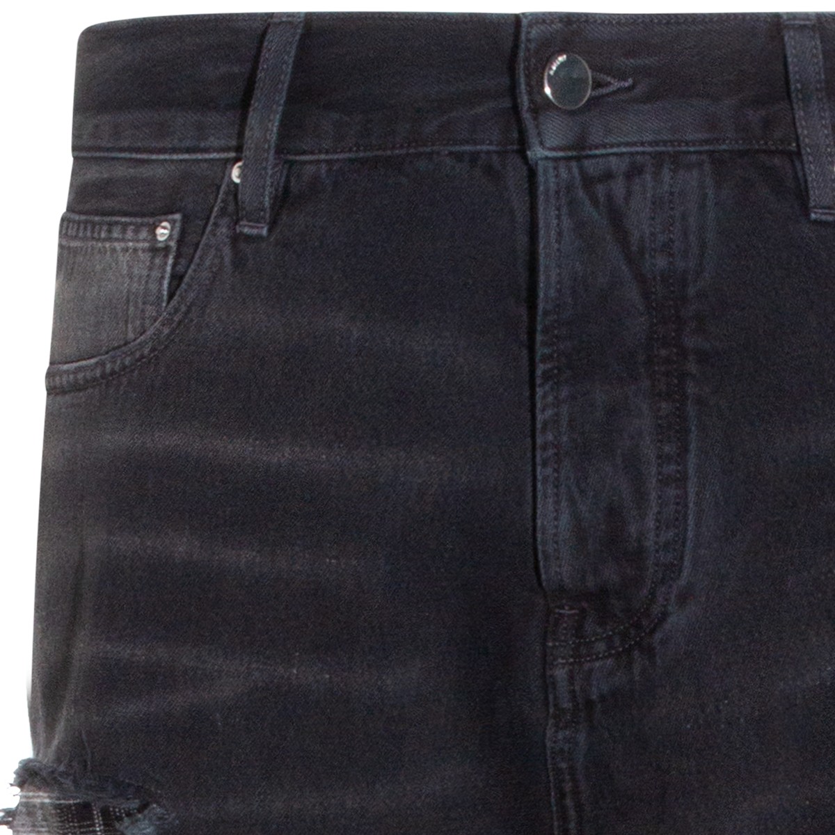 BLACK COTTON JEANS