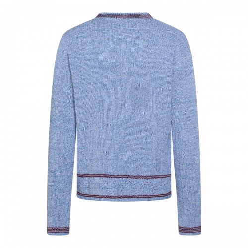 LIGHT BLUE COTTON KNITWEAR 2
